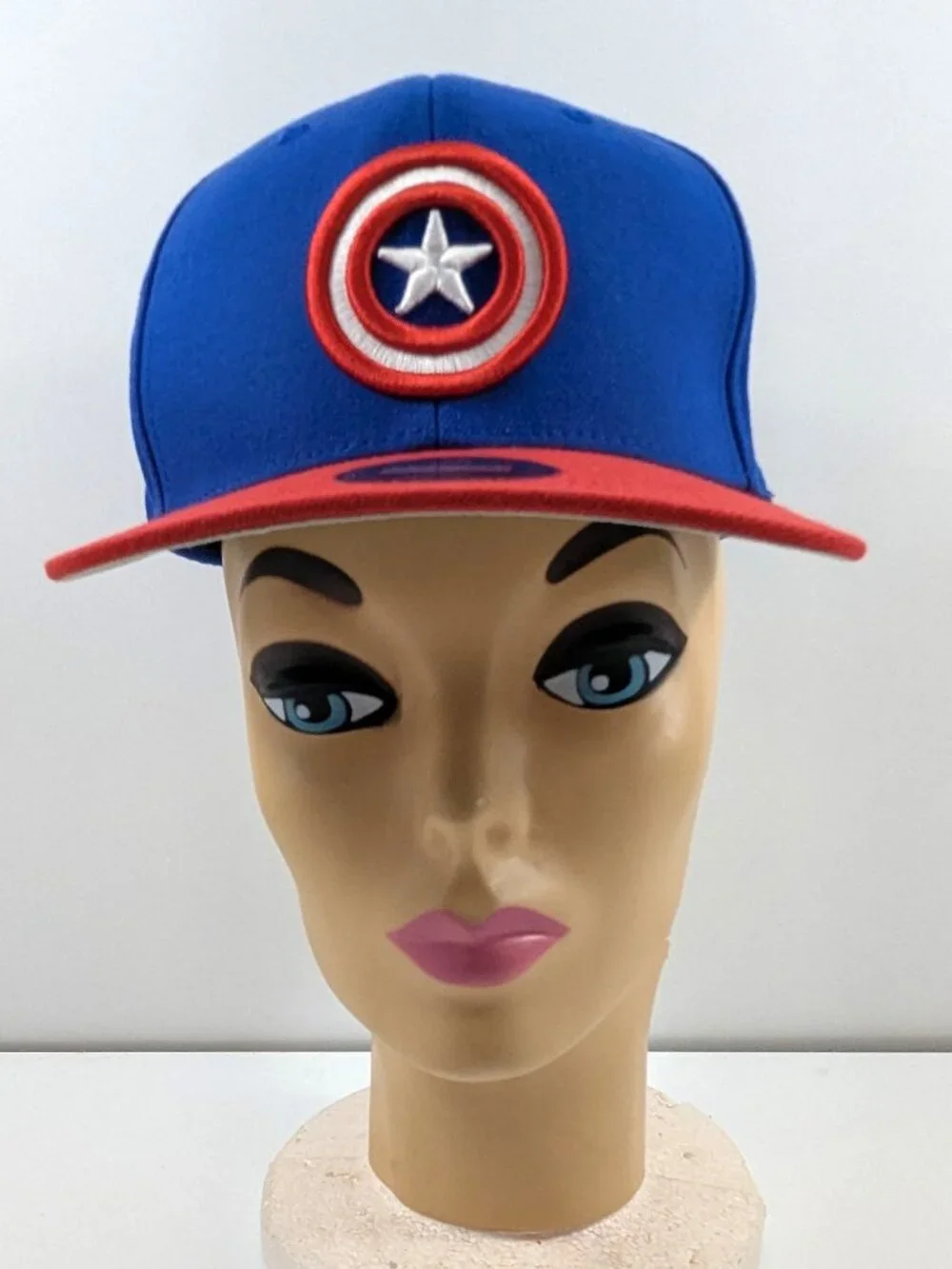 Marvel Captain America Shield Emblem Snapback Hat